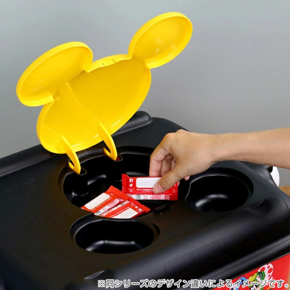 おもちゃ箱 ミッキーマウス キャスター付き （ 収納ボックス ふた