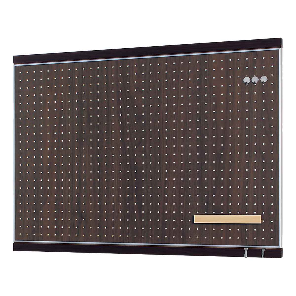 ペグボード14個 ブラック&レッド 有孔ボード 60×90cm フック付き 壁面