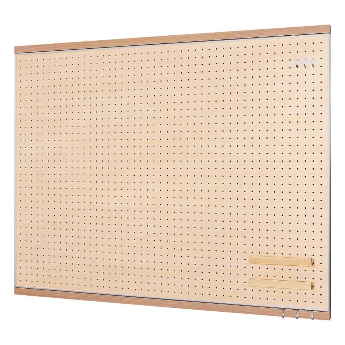 有孔ボード 90×120cm フック付き 壁面収納 （ パンチングボード