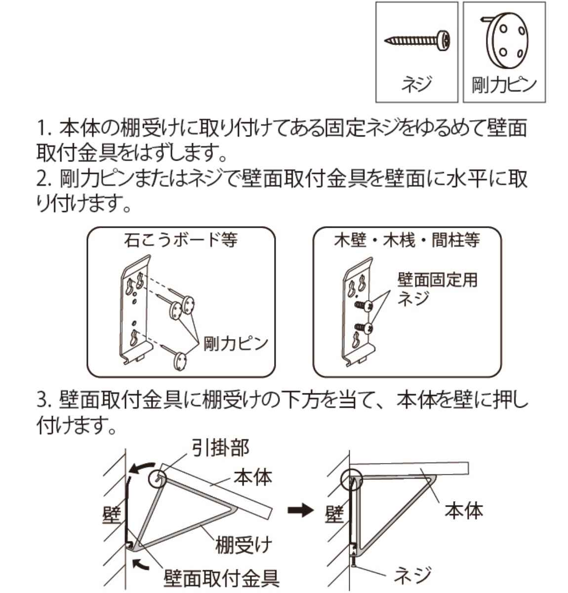 シェルフ 幅80cm アイアン （ ウォールシェルフ ラック 壁 壁面 収納