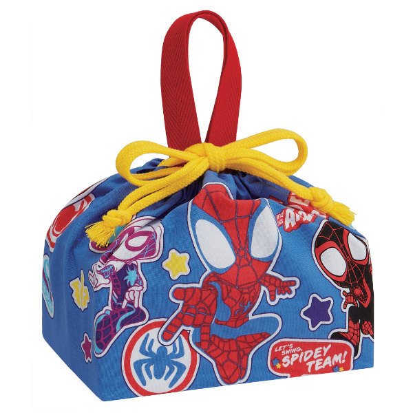 スケーター 弁当袋 巾着袋 ランチ巾着 スパイダーマン SPIDEY （ お