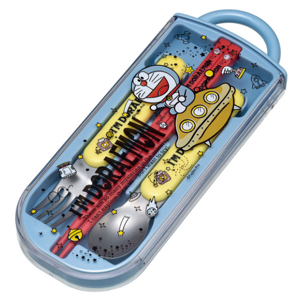 スケーター トリオセット 抗菌 箸 スプーン フォーク ドラえもん 宇宙