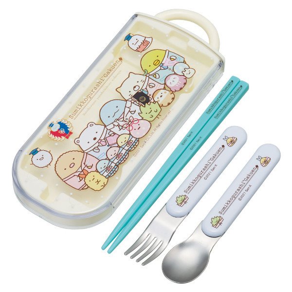 スケーター トリオセット 抗菌 箸 スプーン フォーク すみっコぐらし