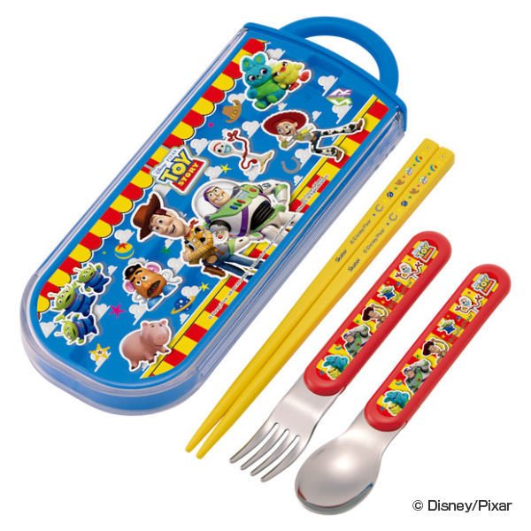 スケーター トリオセット 抗菌 箸 スプーン フォーク トイ・ストーリー