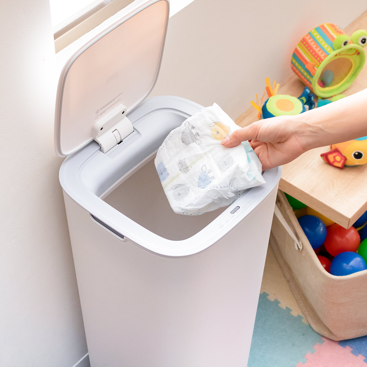 EKO（イーケーオー） ゴミ箱 30L モランディ プラスチックセンサービン