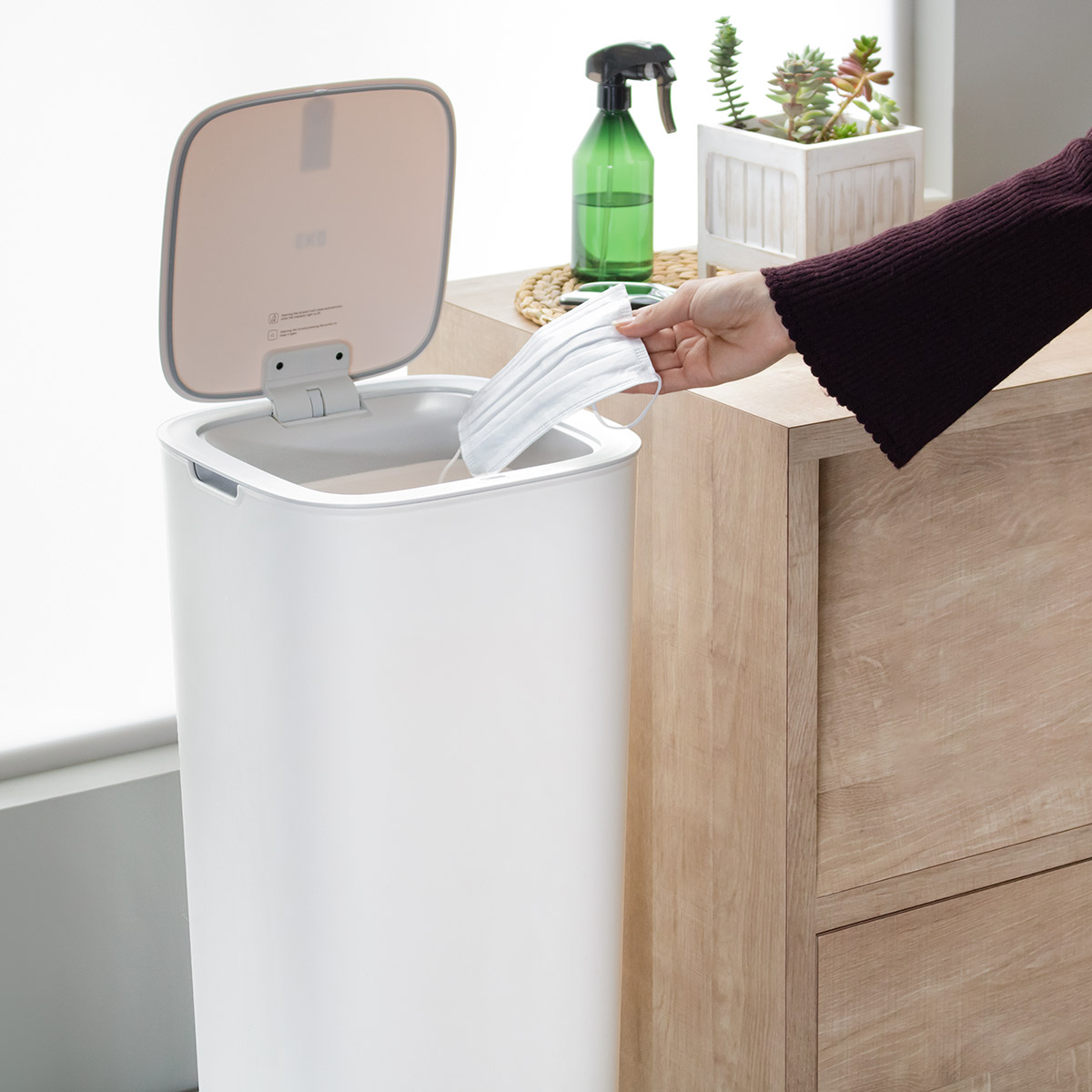 EKO（イーケーオー） ゴミ箱 30L モランディ プラスチックセンサービン
