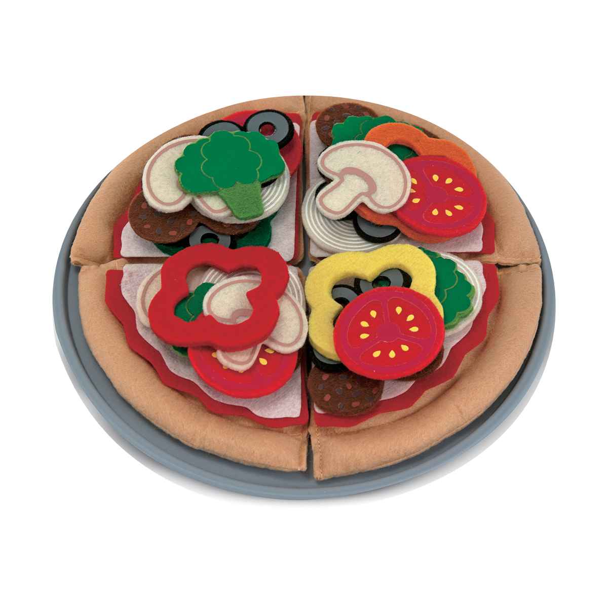 おもちゃ フェルト ピザセット Melissa ＆ Doug 3歳 （ おままごと