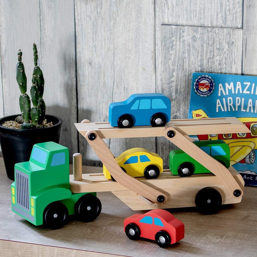 おもちゃ キャリアカー Melissa ＆ Doug 木製 3歳 （ 知育玩具 木製