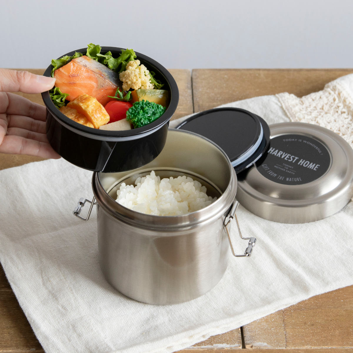 スケーター 弁当箱 保温 丼 600ml 抗菌 真空ステンレス 保温弁当箱