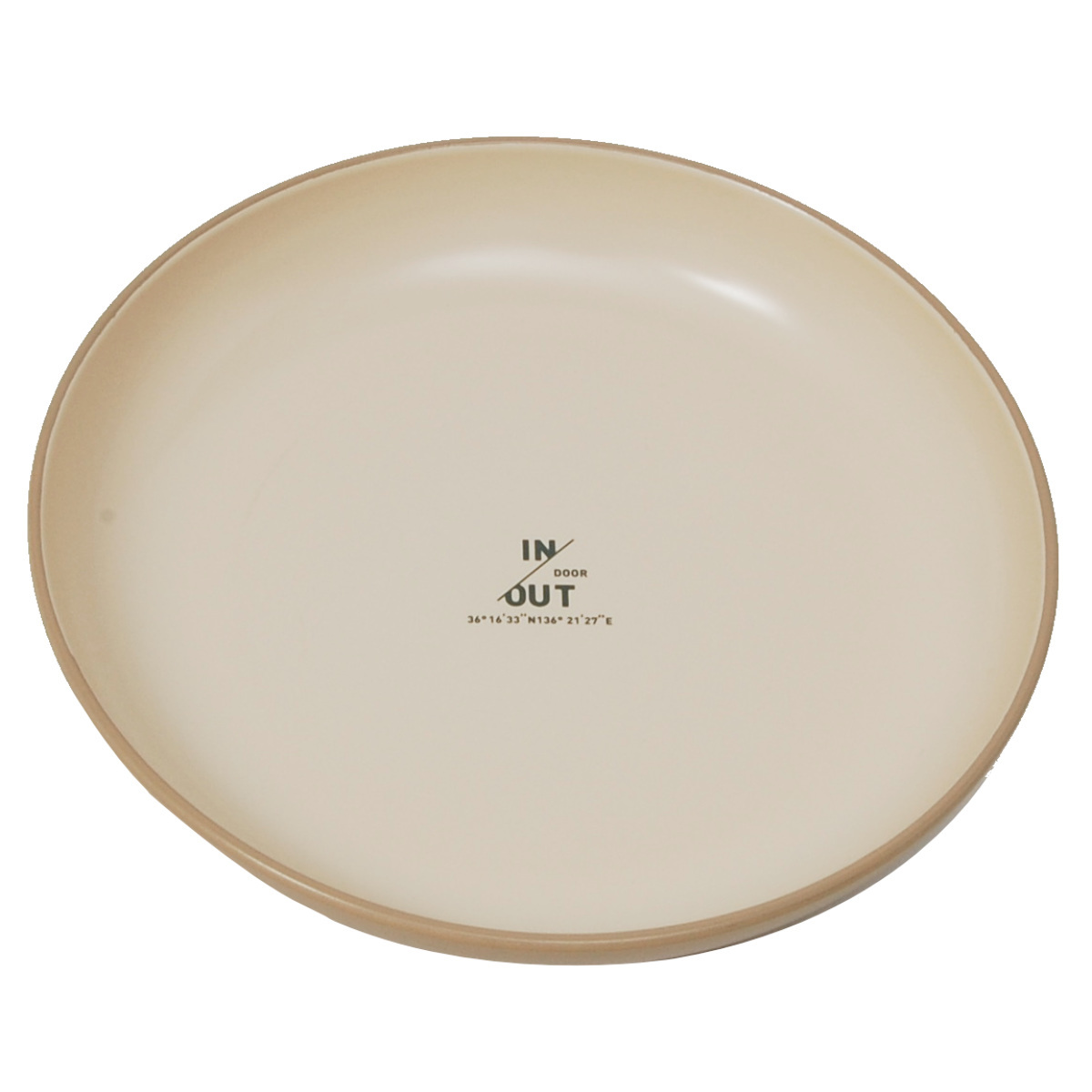 プレート 21cm 丸 IN／OUTDOOR プラスチック 日本製 （ 食洗機対応