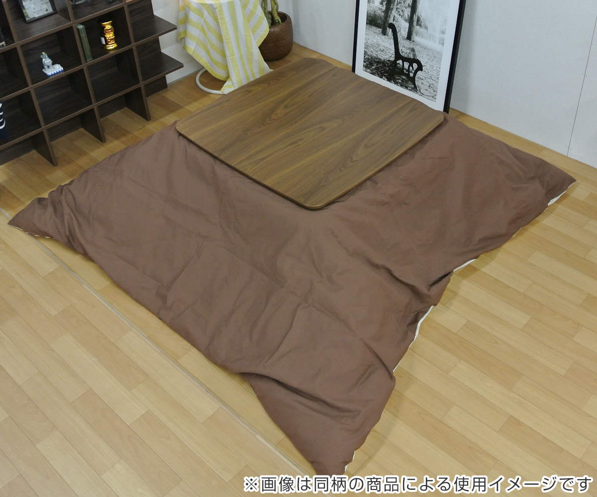 こたつ布団 円形 厚掛け 直径210cm 丸 日本製 綿100％ 消臭 （ コタツ