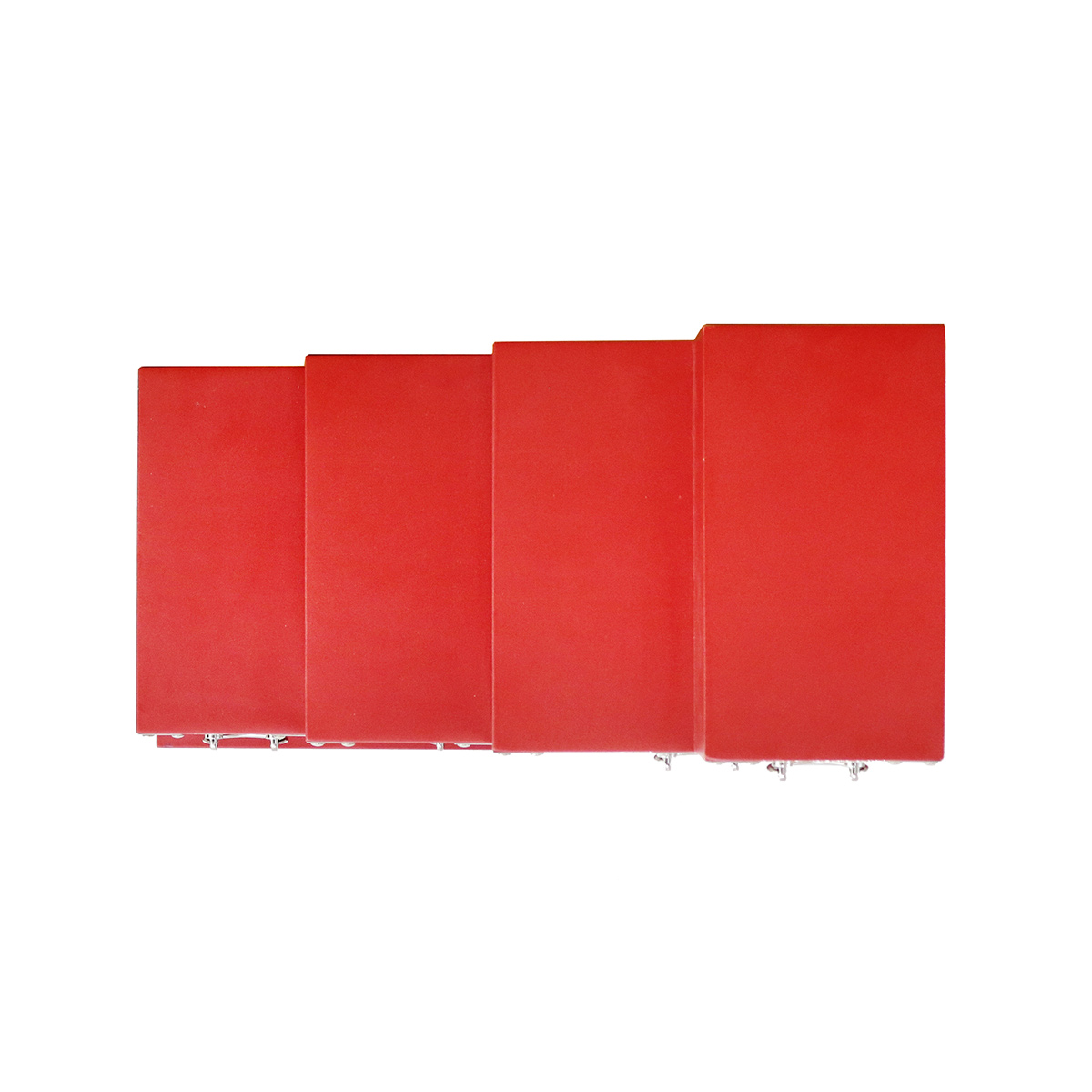 在庫処分セール！民芸家具引き戸付き階段箪笥左さがり朱色木製桐材無垢チェストタンス 階段箪笥 桐製 民芸調 和風チェスト 左下がり 朱雀 幅57cm （ 箪笥