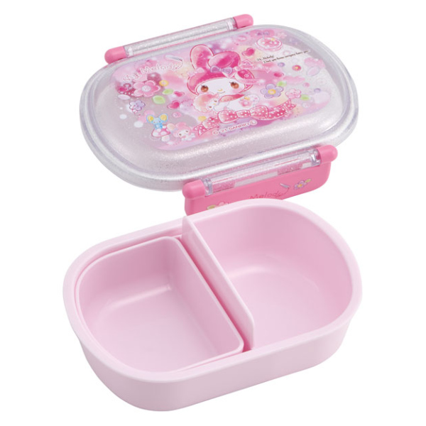 マイメロディ プラスチック容器 2個セット　2014 スケーター お弁当箱 1段 360ml 抗菌 ふわっと タイトランチ マイ