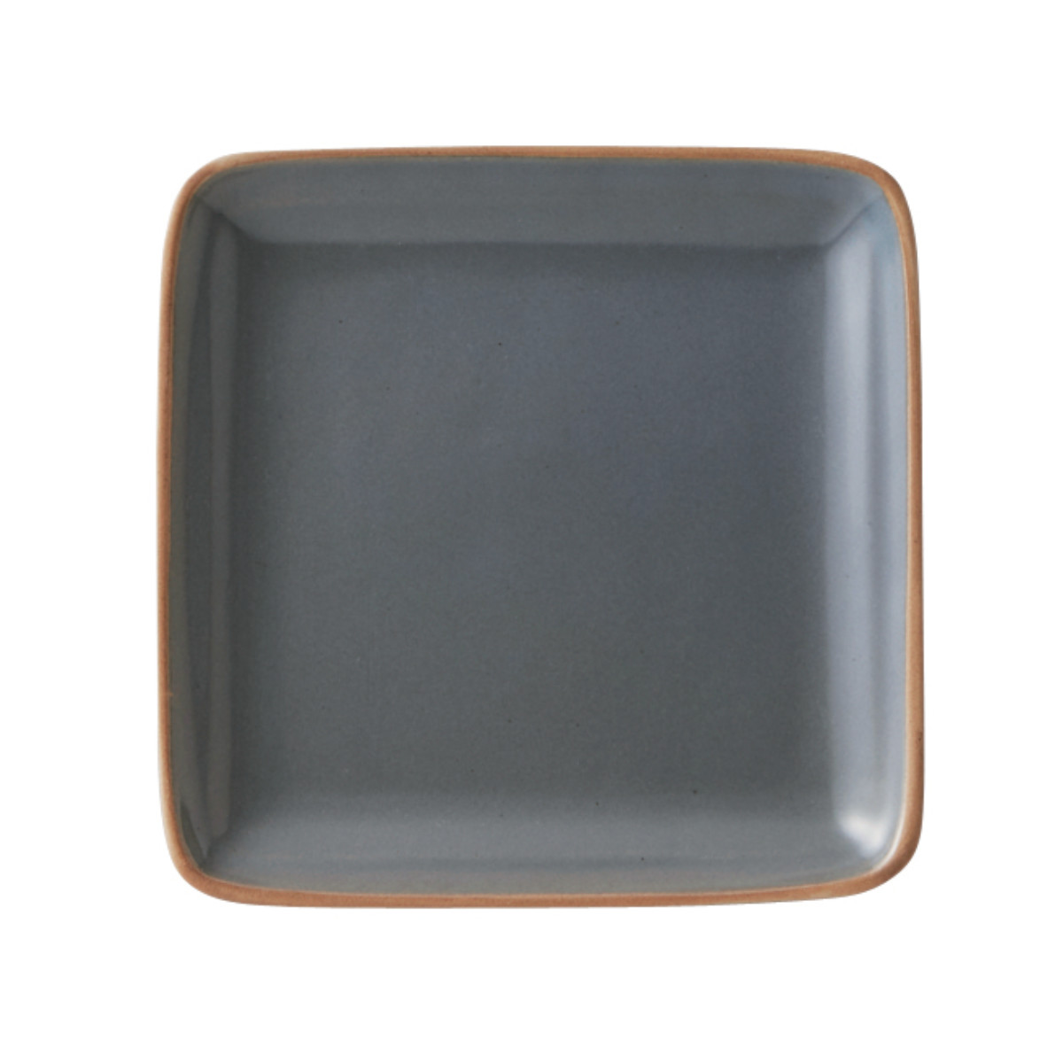 プレート 14cm スクエアプレート エッジライン 陶器 （ 食洗機対応