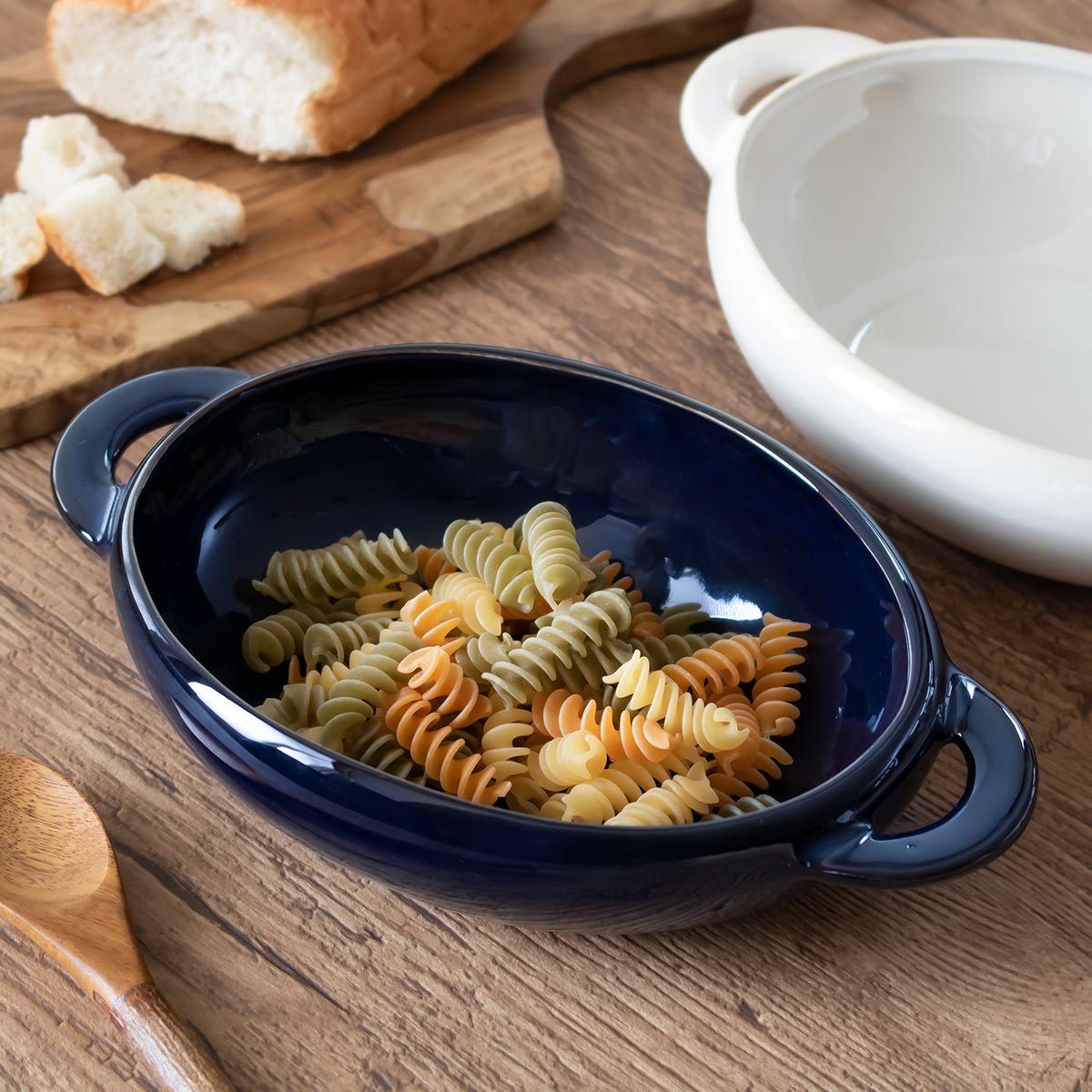 グラタン皿 17cm 窯変 陶器 （ 食洗機対応 電子レンジ対応 耐熱皿 耳