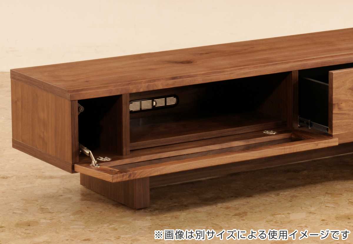 テレビ台 ローボード シンプルモダン ウォールナット材 VENT 幅180cm