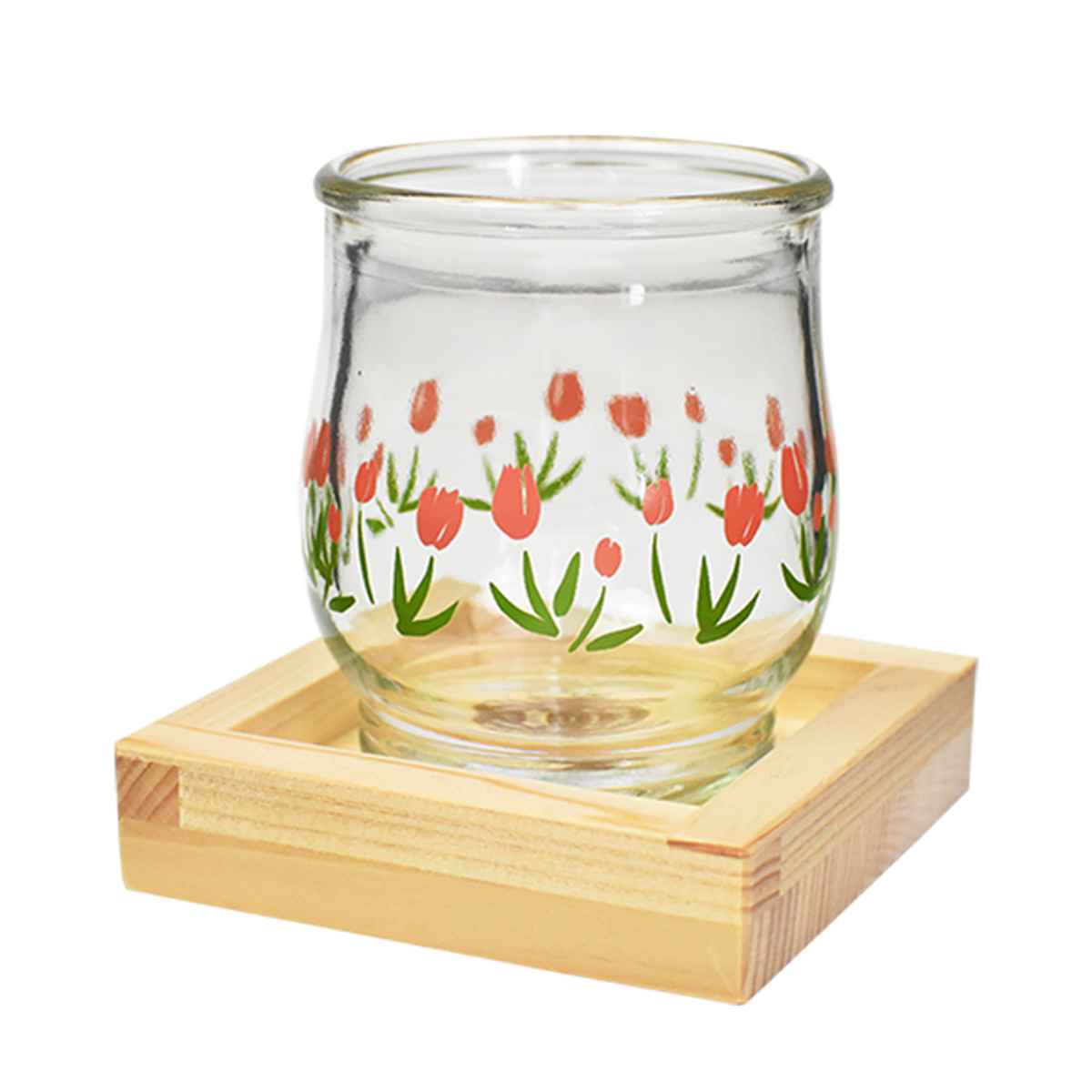 グラス 200ml レトログラス 枡 セット コースター ガラス 木製 日本製