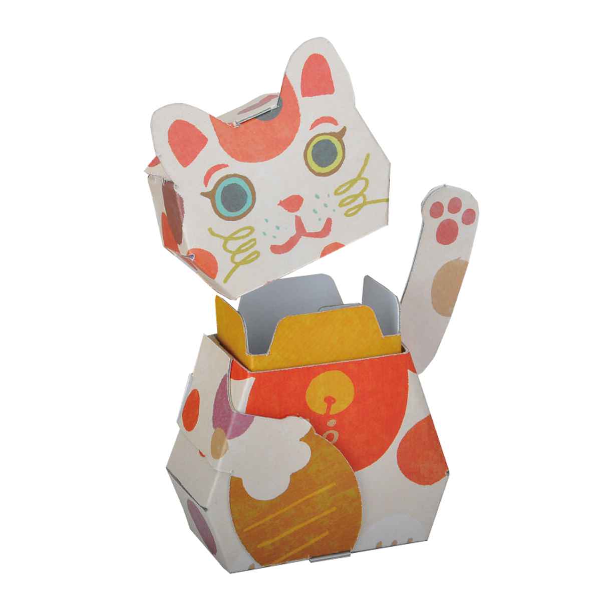 工作キット ダンボール製 hacomo kids 招き猫＆鹿 （ ダンボール