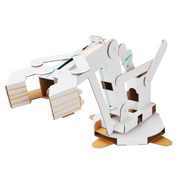 工作キット ダンボール製 hacomo kids WOW ロボットアーム 