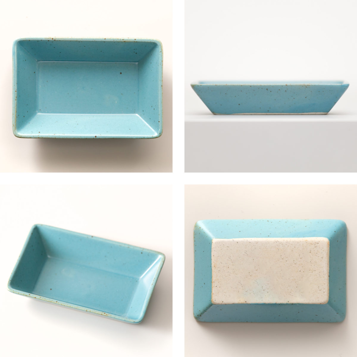 プレート 8.5cm S KASANE レクタングル 陶器 （ 食洗機対応 皿 角皿