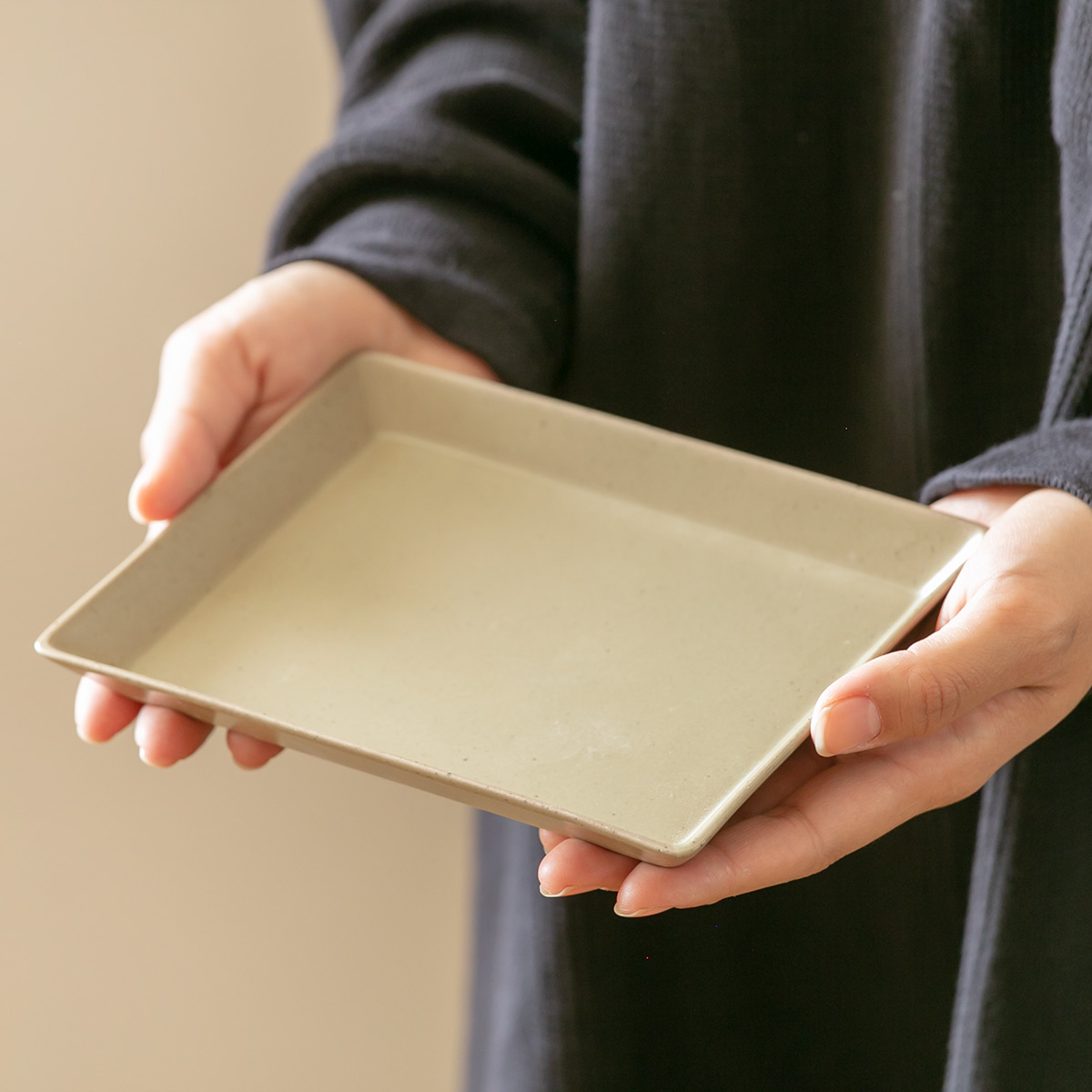 プレート 17.5cm L KASANE レクタングル 陶器 （ 食洗機対応 皿 長皿
