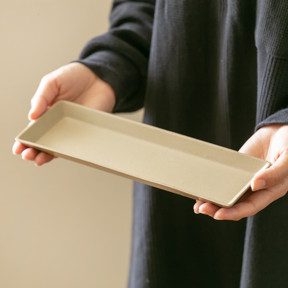 プレート 27cm KASANE ワイド 陶器 （ 食洗機対応 皿 長皿 長角 中皿