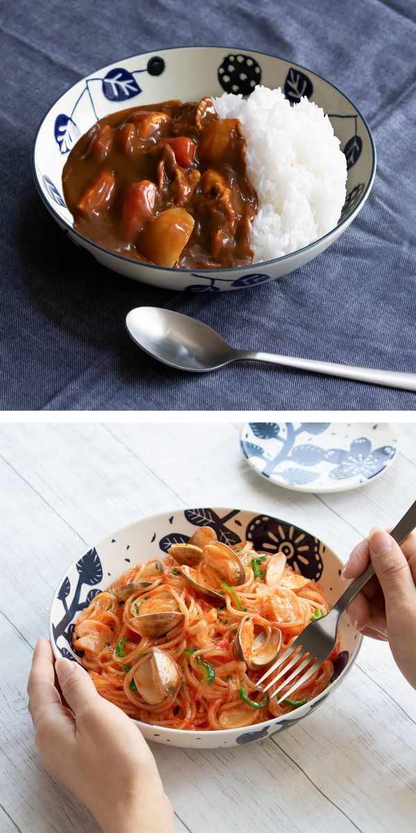 パスタプレート 20cm AIKA 硬質陶器 （ 食洗機対応 電子レンジ対応