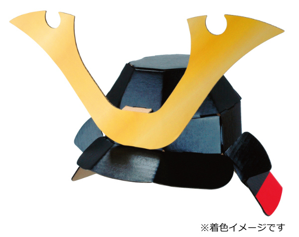 【原画】『カブと、蕪と兜 被っとるカブト』 GH37 黒塗十二間筋兜『龍頭』納期3週間 - サムライストア