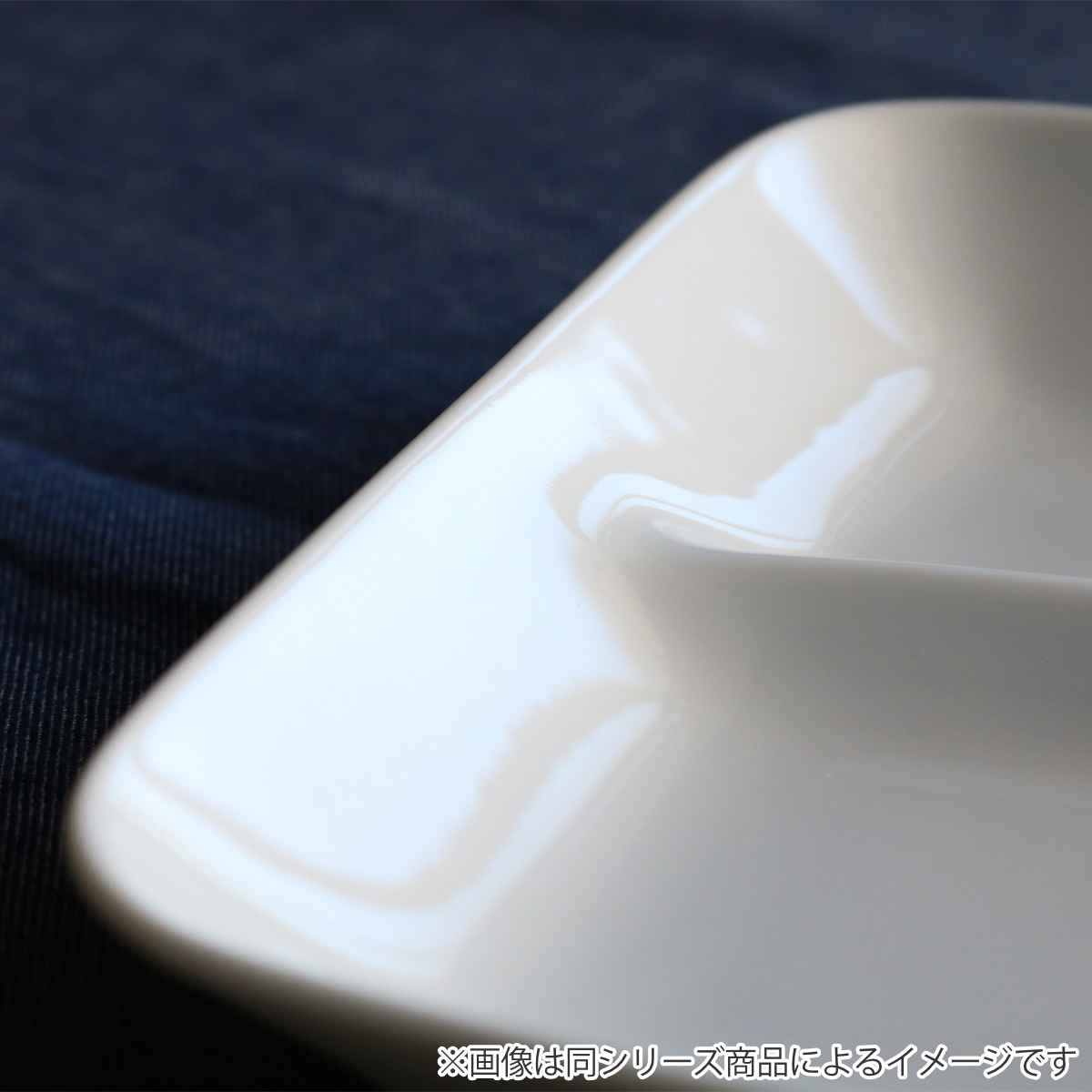 ランチプレート 24cm 軽量 オーバル 磁器 （ 食洗機対応 電子レンジ