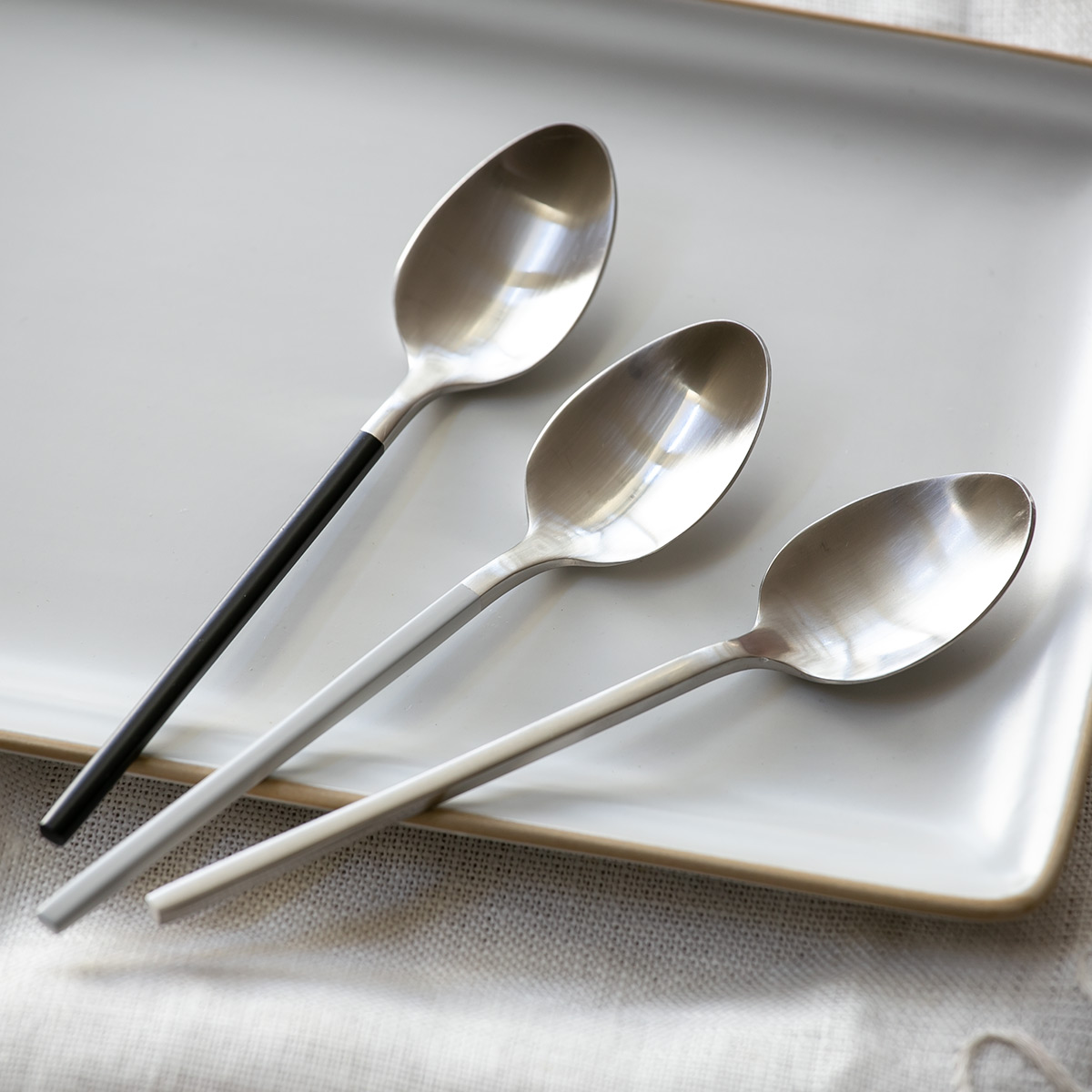 コーヒースプーン 14cm エッジライン ステンレス （ 食洗機対応