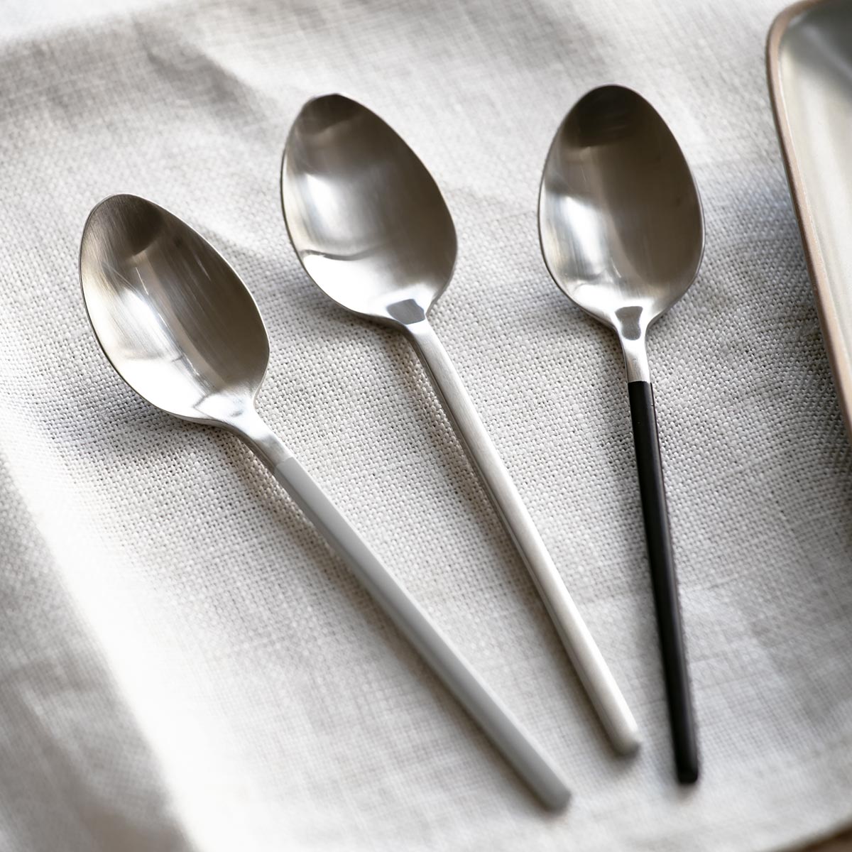 コーヒースプーン 14cm エッジライン ステンレス （ 食洗機対応