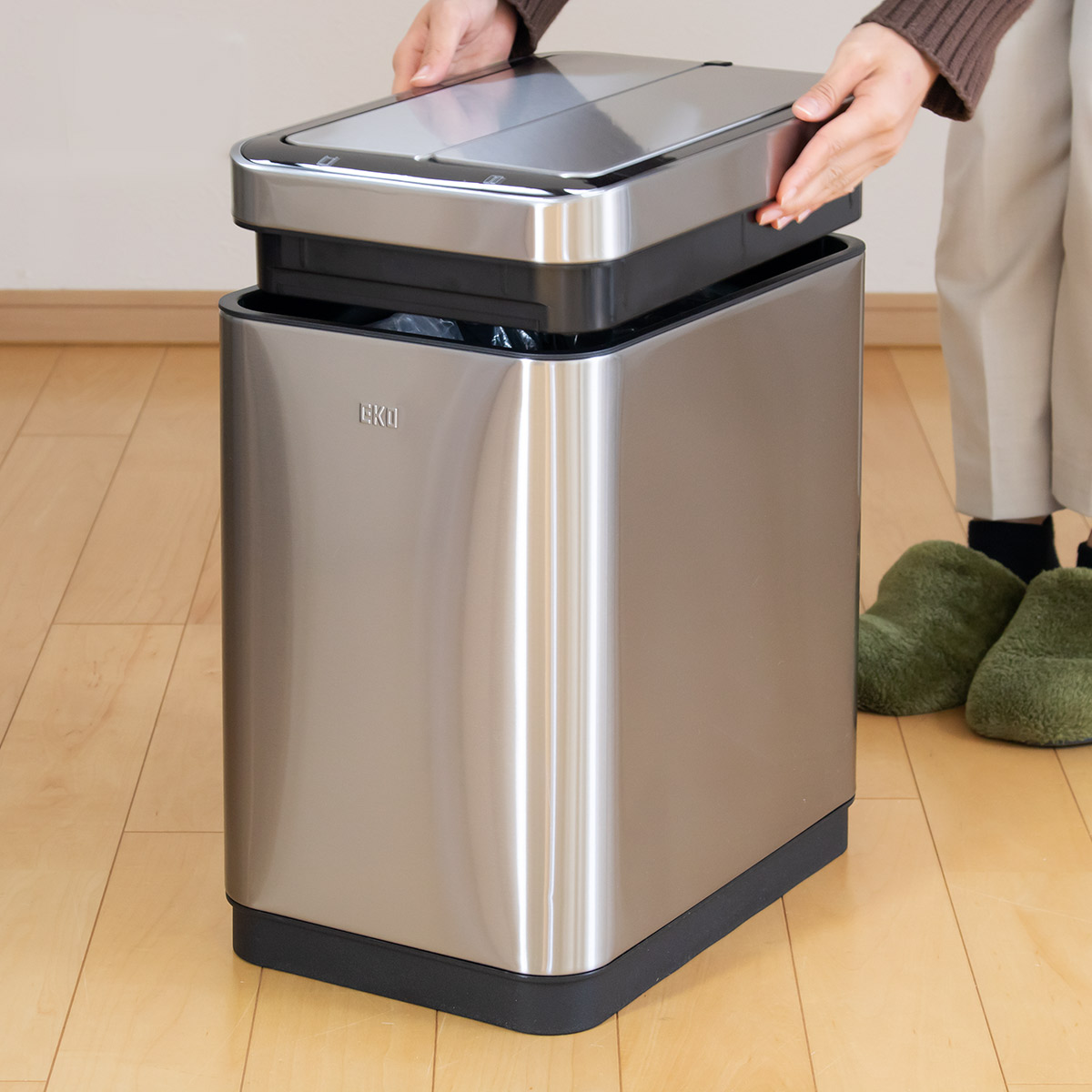 EKO（イーケーオー） ゴミ箱 20L デラックスファントム センサービン