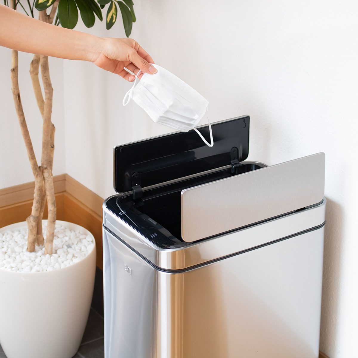 EKO（イーケーオー） ゴミ箱 20L デラックスファントム センサービン