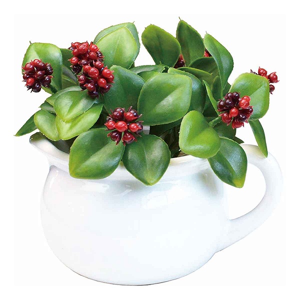 フェイクグリーン マルベリー ポット （ 人工観葉植物 インテリア