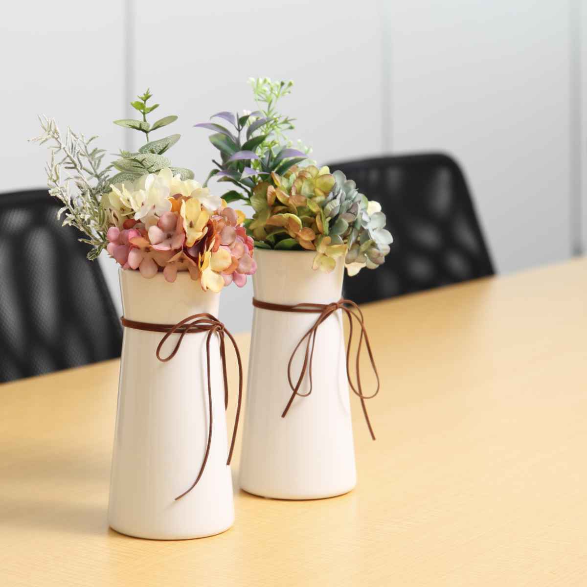 フェイクグリーン ブーケ ロングポット （ 人工観葉植物 インテリア