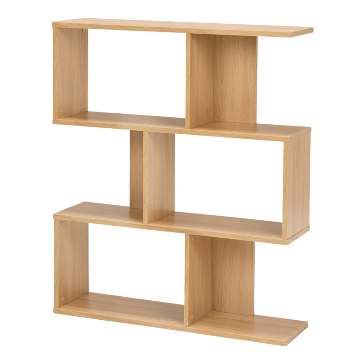 HAGiHARA（萩原） オープンラック 3段 ディスプレイラック ジグザグ 幅