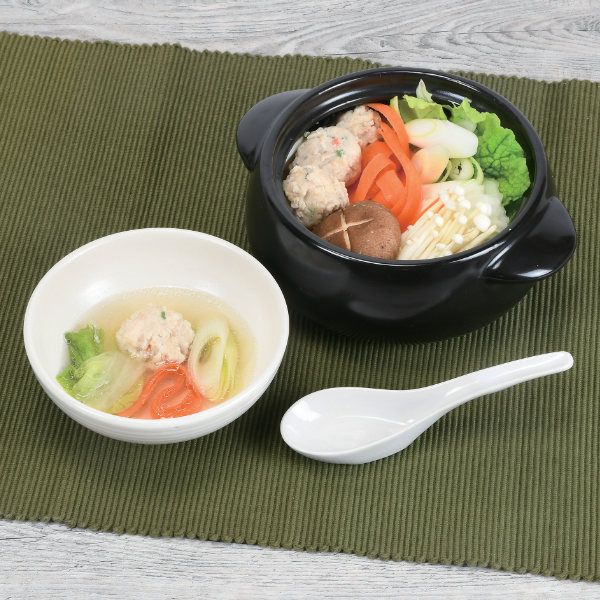 土鍋 0.5合 蓋が取り皿になる一人用土鍋 レンゲ付 （ ガス火 直火 対応