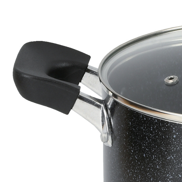 パール金属 寸胴鍋 21cm IH対応 ママディナー ガラス蓋付き （ ih ガス