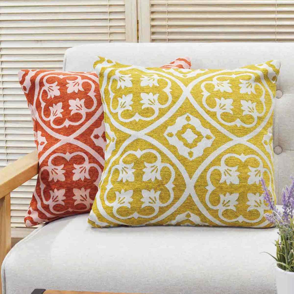 クッションカバー カラン オリエンタル 45×45cm （ クッション カバー