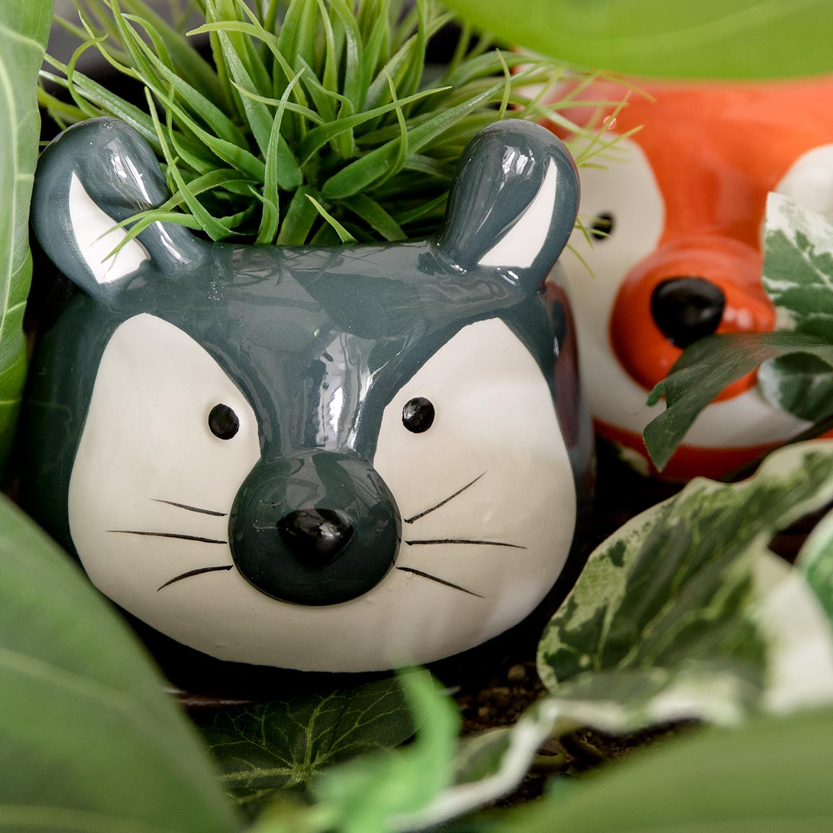 プランター アニマル ポット （ 植木鉢 プラントポット 陶器 鉢植え 鉢