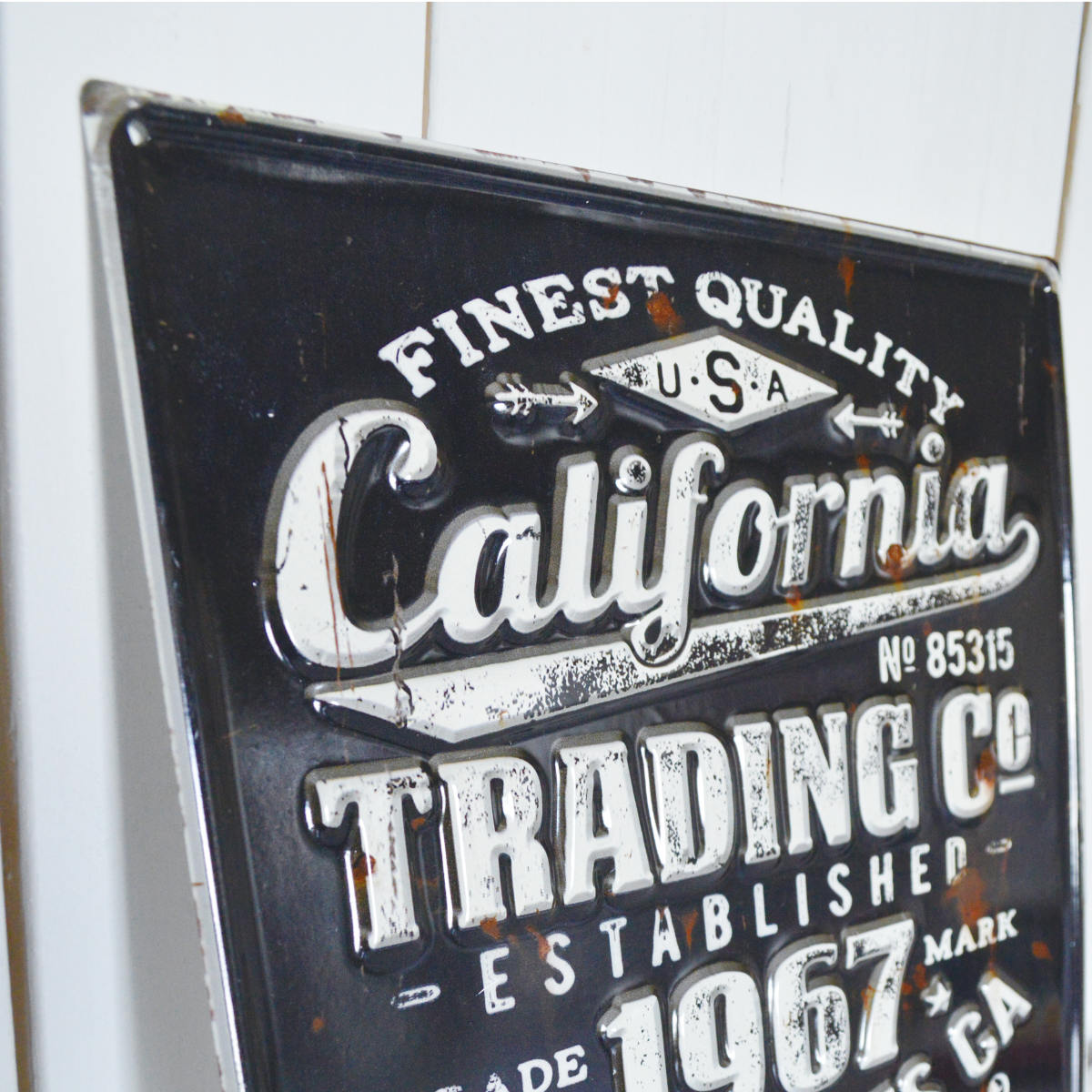 サインボード カリフォルニア M メタル （ ティンサイン ブリキ看板