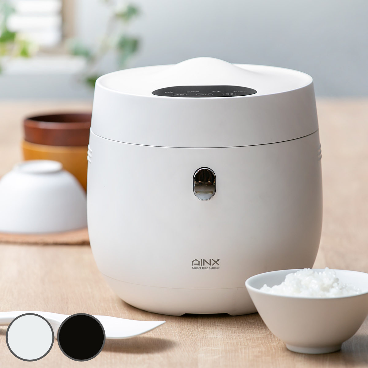 �����J�b�g���ъ� 4�� AINX Smart Rice Cooker �i �d�C ���ъ� ���уW���[ �ᓜ�� ���� �W���[ ���� �Ɠd �j