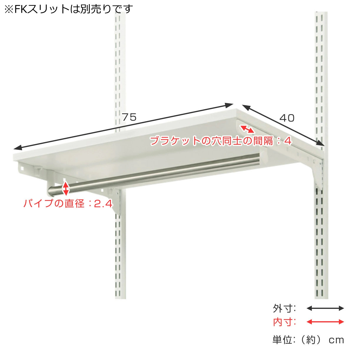 NEW ARRIVAL キャニオン シェルフ ＳＵＳＰ４６０ ５段 ＰＳ１９００