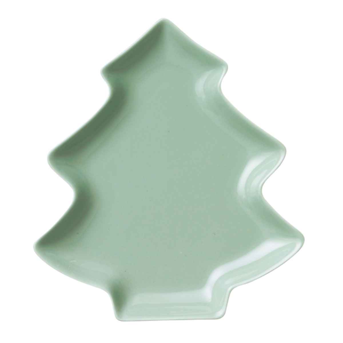 プレート ツリープレート 20cm クリスマス 磁器 美濃焼 日本製 （ 食洗