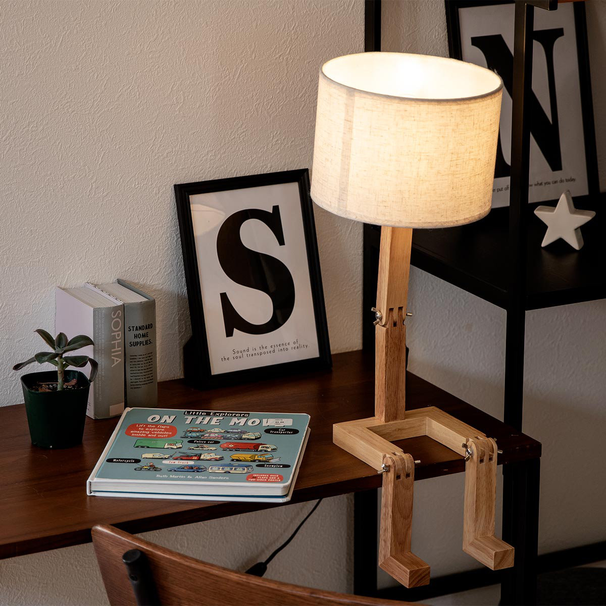 アントレックス 照明 ウッドマンランプ 木製 北欧 （ テーブルランプ