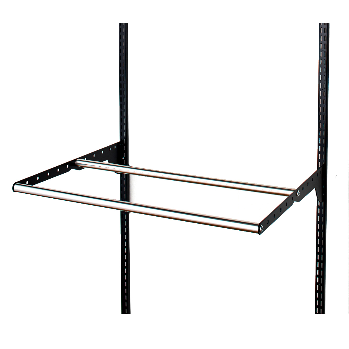 DIY パイプ 2本 WPセット 幅75cm 奥行60cm （ ハンガーラック フィットラック パイプハンガー 壁付け 収納 壁面収納 衣類収納 大容量 ）_2