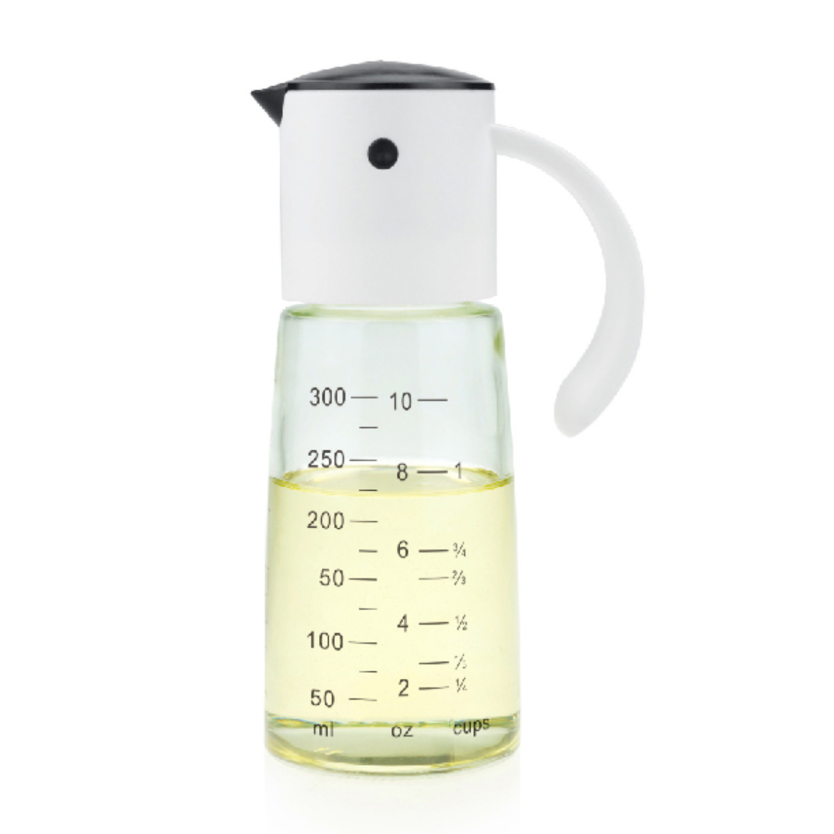 EKO オイル＆ビネガーディスペンサー 300ml 食洗機対応 （ オイルボトル 調味料入れ オイル＆ビネガー ディスペンサー 自動開閉 ）｜livingut｜03