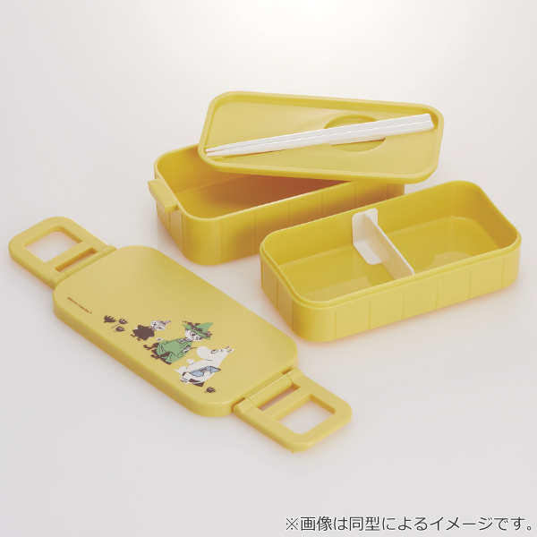 スケーター 弁当箱 2段 600ml 抗菌 タイトランチボックス