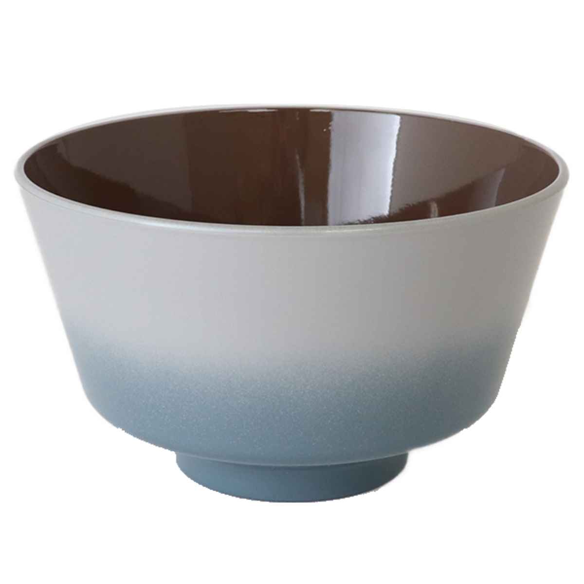 汁椀 400ml OWAN 角 グラデーション プラスチック 日本製 （ 食洗機