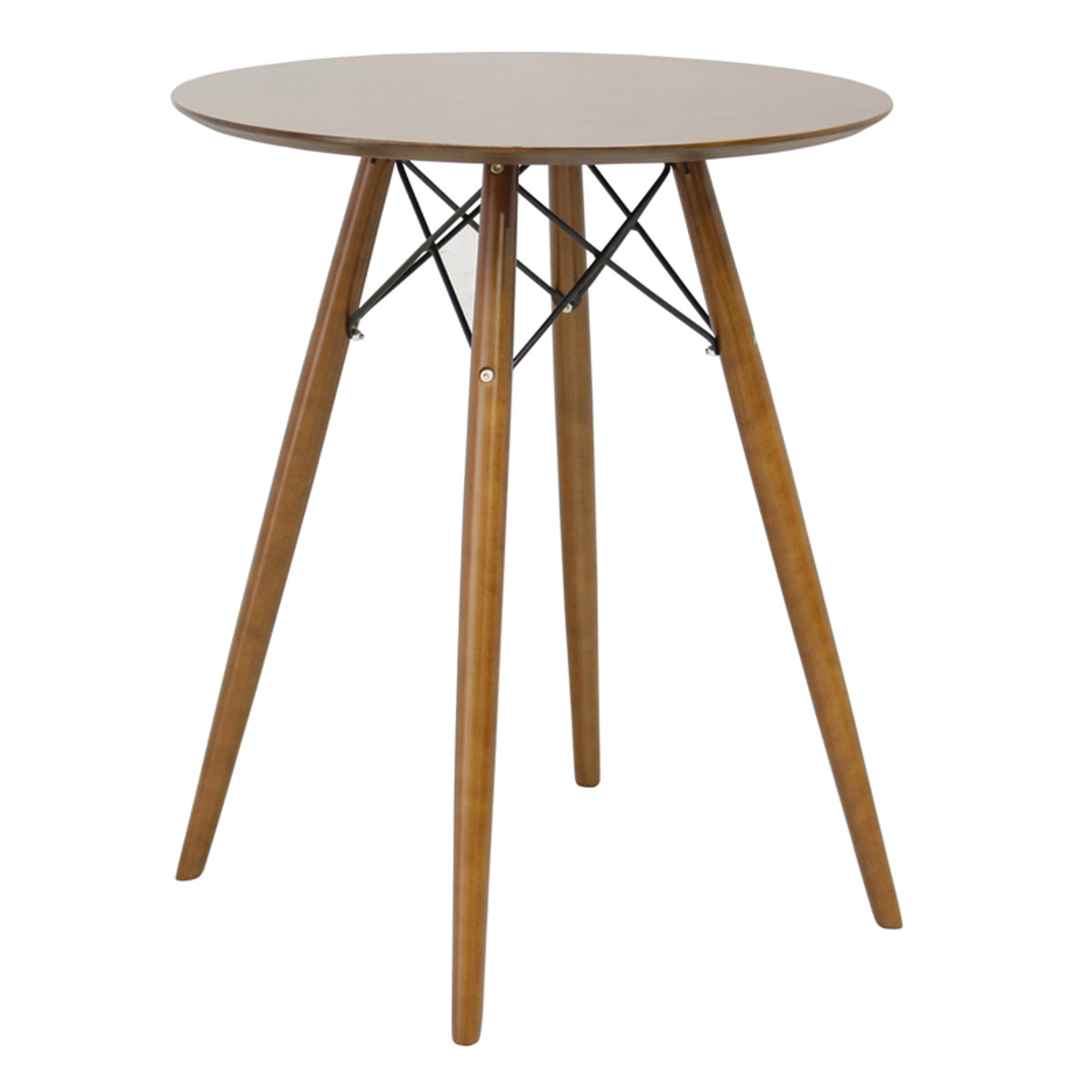 カフェテーブル 高さ72cm 天然木 突板 （ コーヒーテーブル テーブル